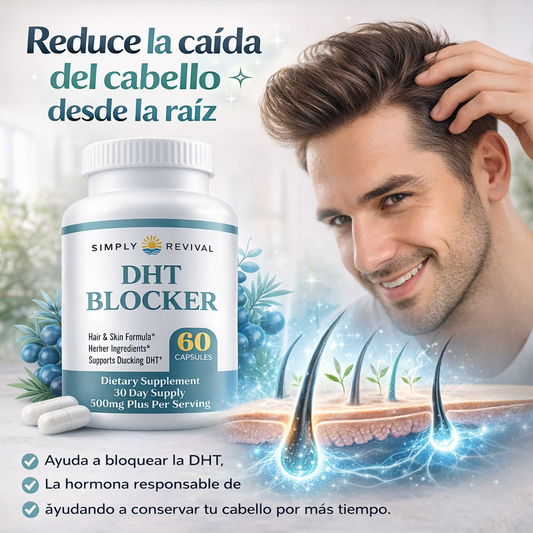 CapilFort™ Diseñado para combatir la alopecia controlando la DHT, la hormona que causa la caída progresiva del cabello.